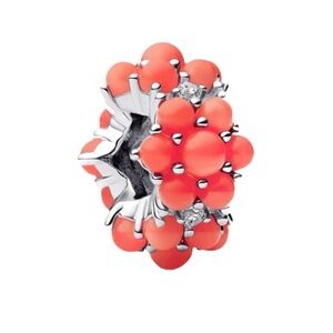 Pandora Coral-colored Ocean Charm - NWOT